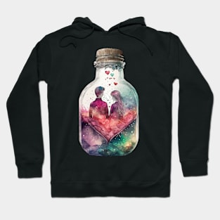 Bottle Couple Hoodie